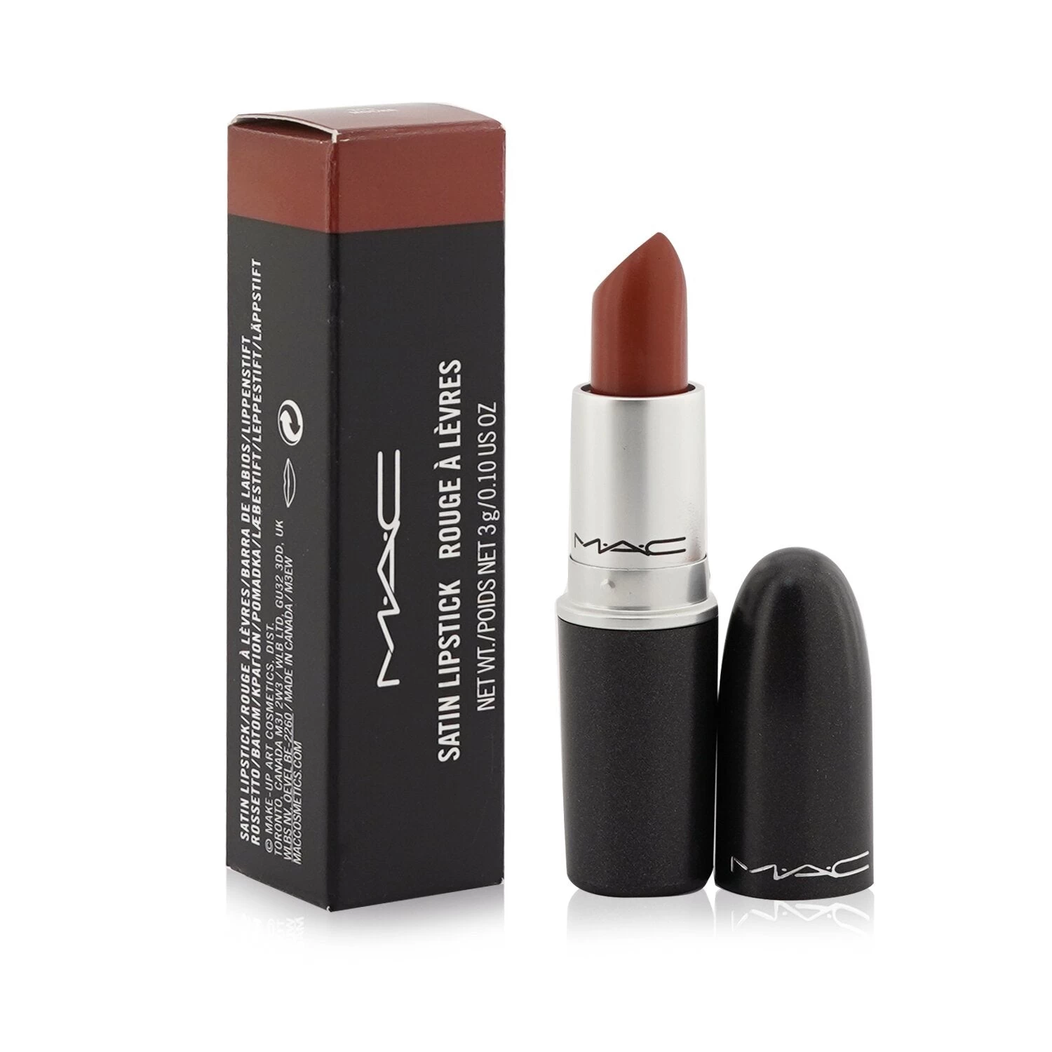 MAC Lipstick - Rebel (Satin) 3g/0.1oz 8 MAC Lipstick - Rebel (Satin) 3g/0.1oz - Image 8