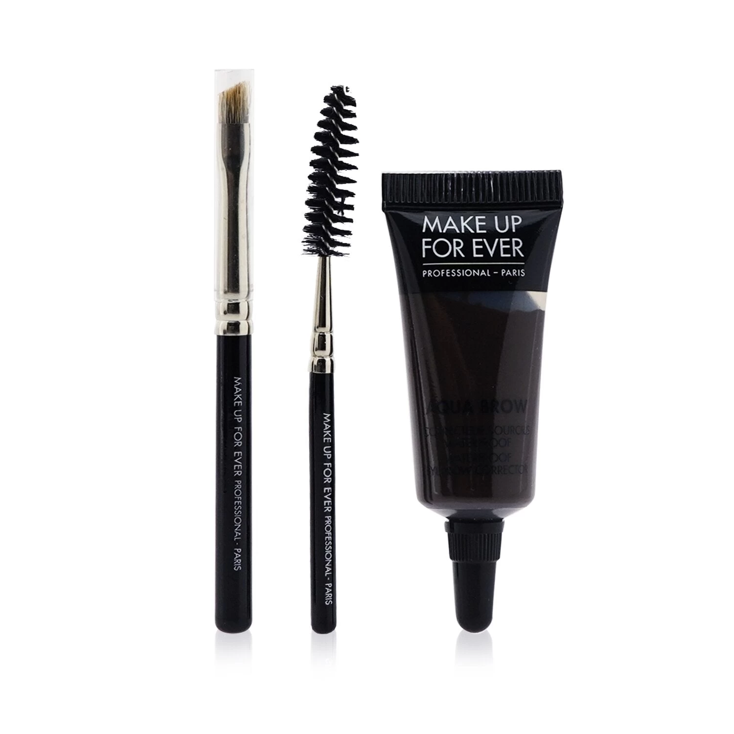 Make Up For Ever Aqua Brow Kit - #40 Brown Black 7ml/0.23oz 1 Make Up For Ever Aqua Brow Kit - #40 Brown Black 7ml/0.23oz