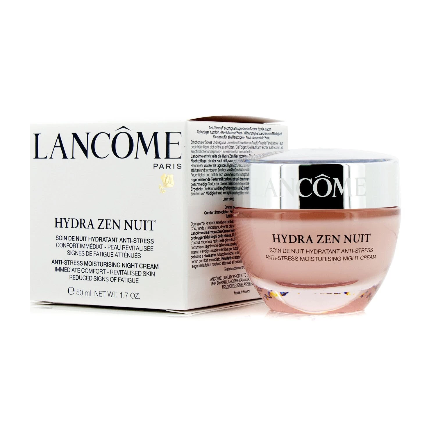Lancome Hydra Zen Anti-Stress Moisturising Night Cream - All Skin Types 50ml/1.7oz 1 Lancome Hydra Zen Anti-Stress Moisturising Night Cream - All Skin Types 50ml/1.7oz