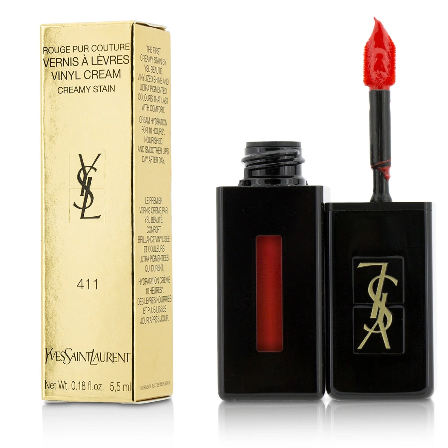 Yves Saint Laurent Rouge Pur Couture Vernis A Levres Vinyl Cream Creamy Stain - # 403 Rose Happening 5.5ml/0.18oz 19 Yves Saint Laurent Rouge Pur Couture Vernis A Levres Vinyl Cream Creamy Stain - # 403 Rose Happening 5.5ml/0.18oz - Image 19