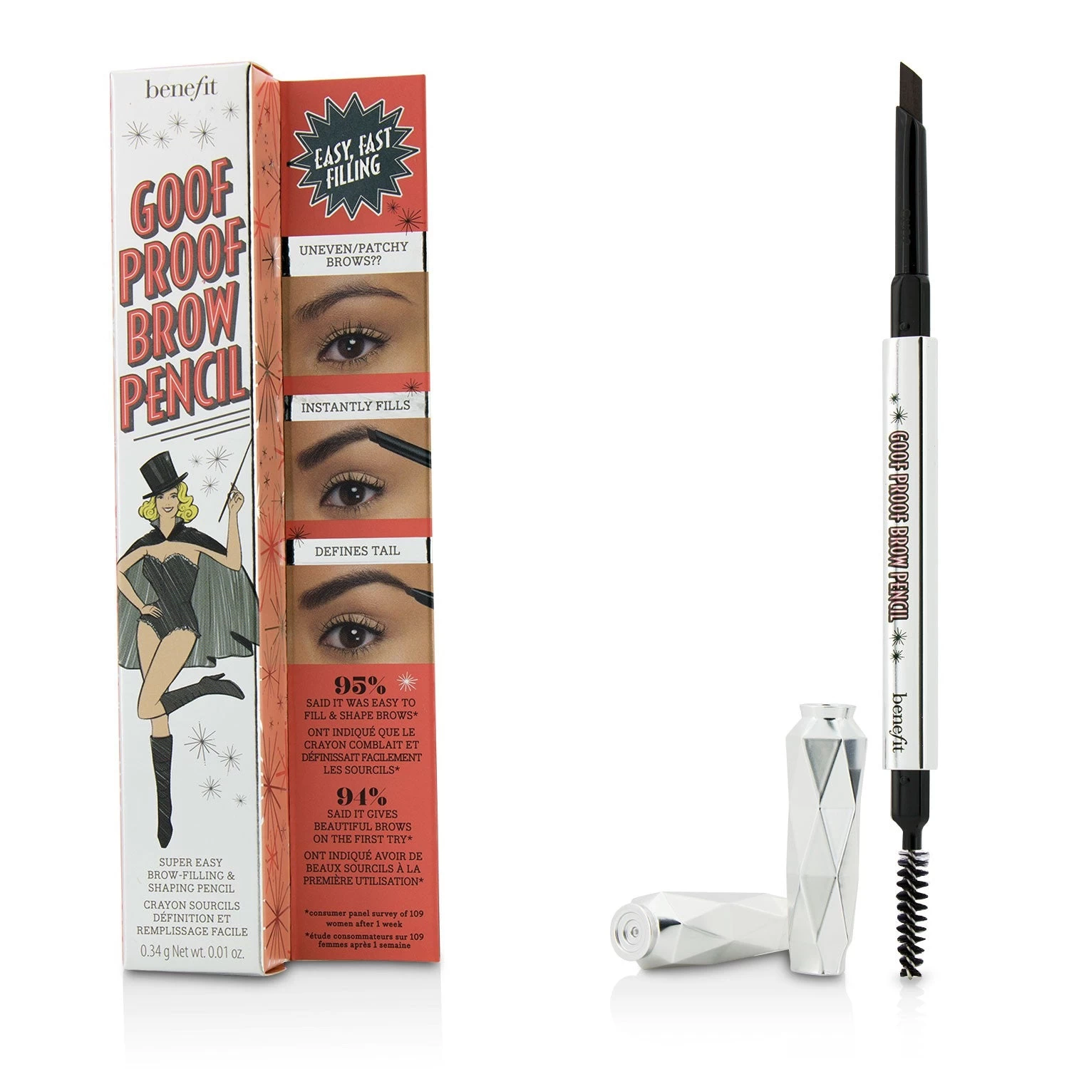 Benefit Goof Proof Brow Pencil - # 2 (Light) 0.34g/0.01oz 7 Benefit Goof Proof Brow Pencil - # 2 (Light) 0.34g/0.01oz - Image 7