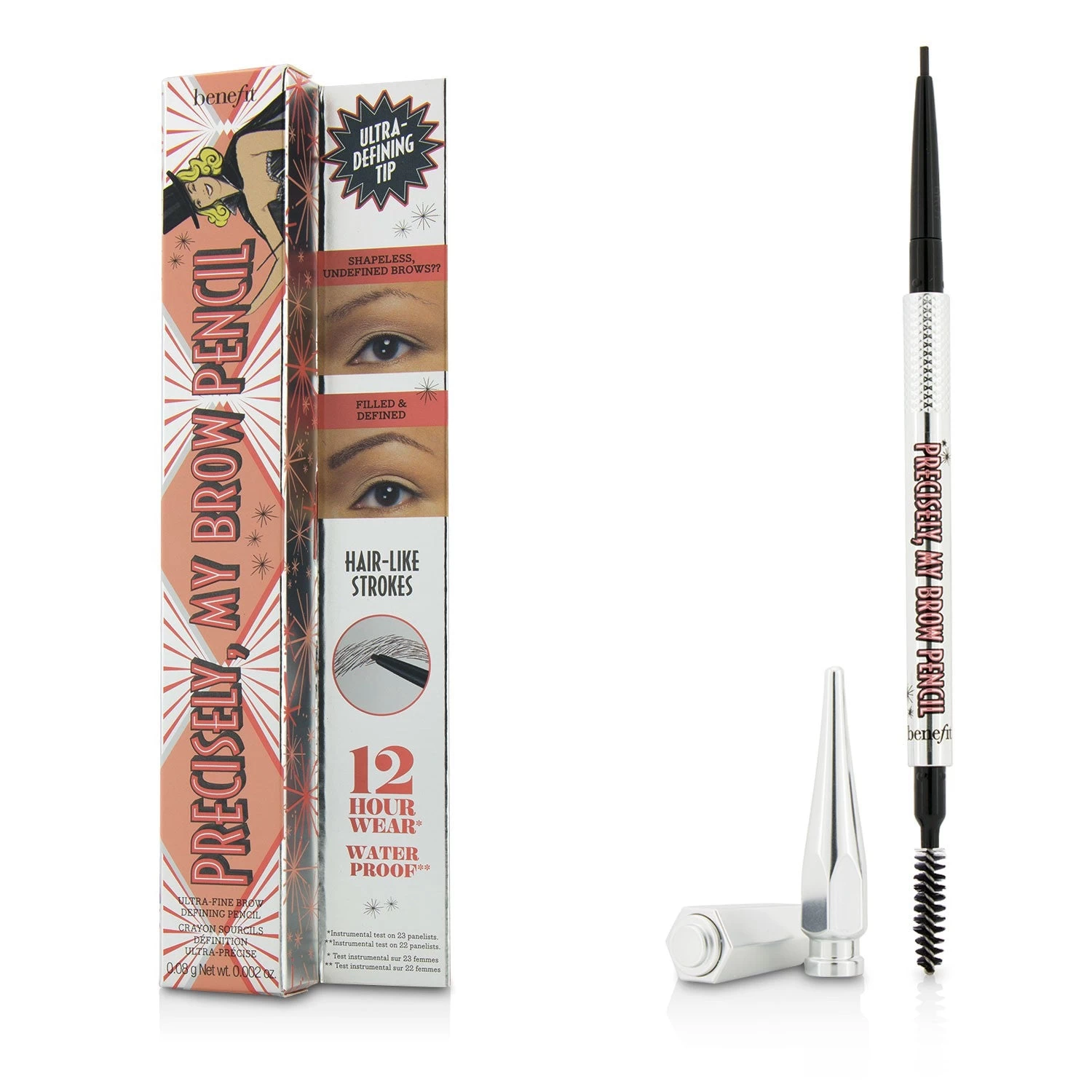 Benefit Precisely My Brow Pencil (Ultra Fine Brow Defining Pencil) - # 5 (Deep) 0.08g/0.002oz 1 Benefit Precisely My Brow Pencil (Ultra Fine Brow Defining Pencil) - # 5 (Deep) 0.08g/0.002oz