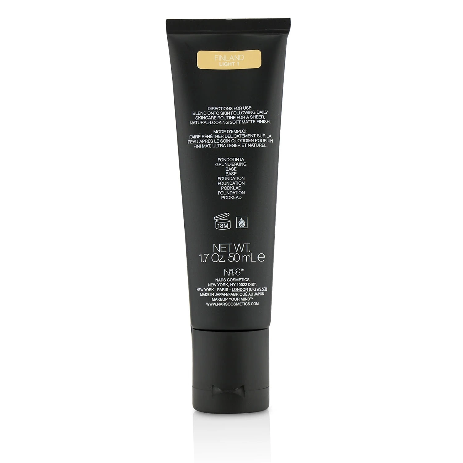 NARS Velvet Matte Skin Tint SPF30 - #Finland (Light 1) 50ml/1.7oz 3 NARS Velvet Matte Skin Tint SPF30 - #Finland (Light 1) 50ml/1.7oz - Image 3