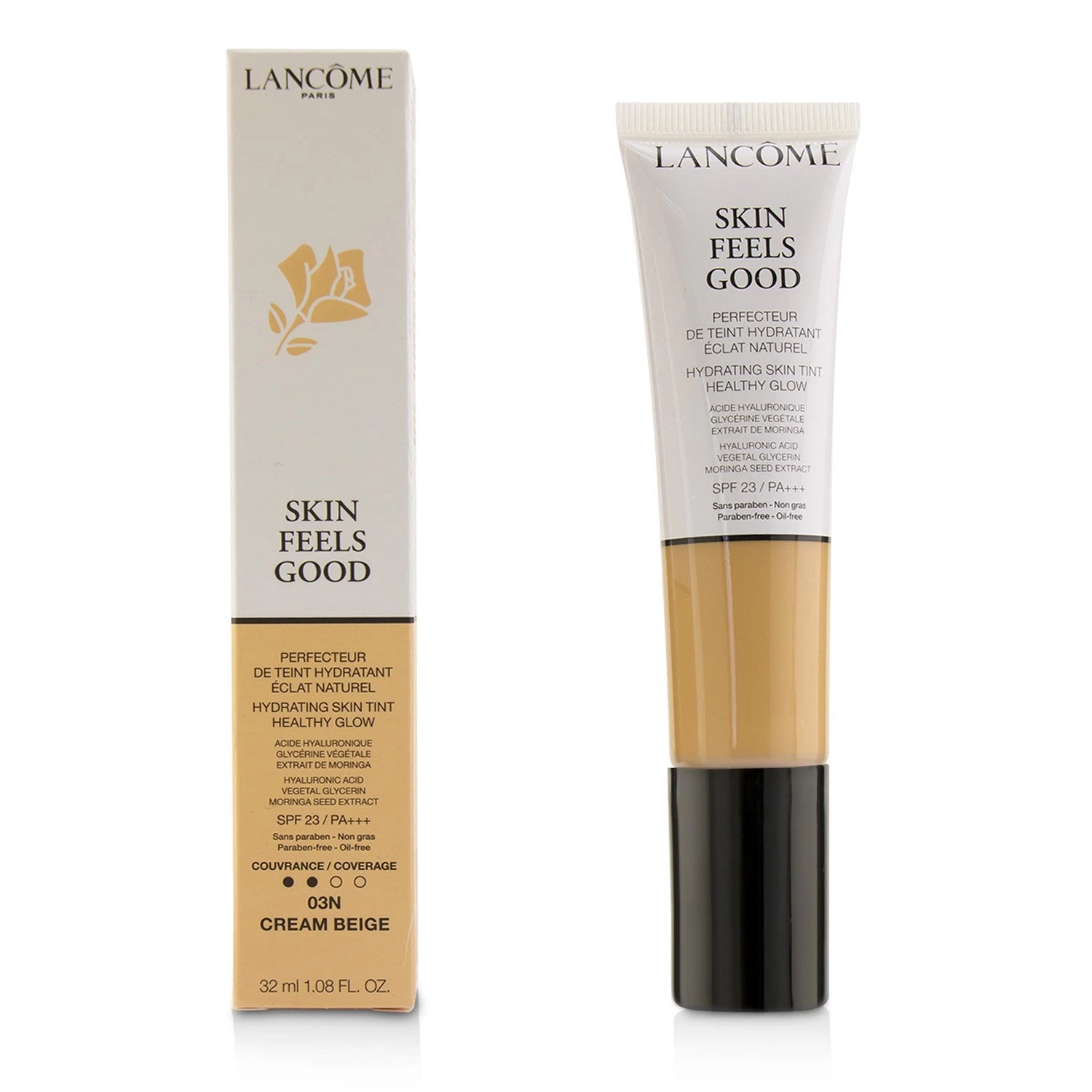 Lancome Skin Feels Good Hydrating Skin Tint Healthy Glow SPF 23 - # 03N Cream Beige 32ml/1.08oz 19 Lancome Skin Feels Good Hydrating Skin Tint Healthy Glow SPF 23 - # 03N Cream Beige 32ml/1.08oz - Image 19