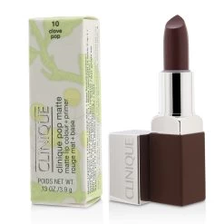 Clinique Pop Matte Lip Colour + Primer - # 10 Clove Pop 3.9g/0.13oz