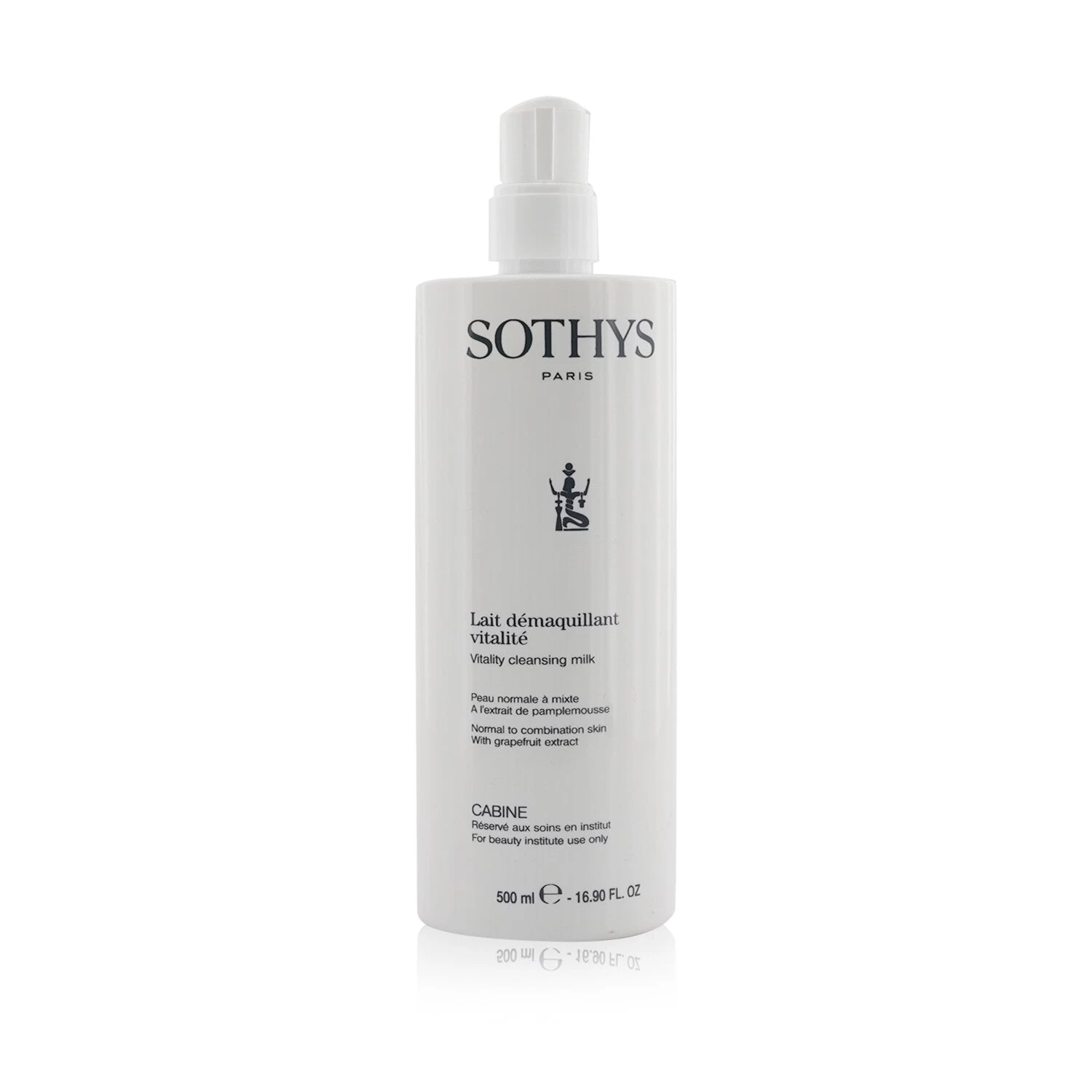 Sothys Vitality Cleansing Milk - For Normal To Combination Skin , With Grapefruit Extract (Salon Size) 500ml/16.9oz 1 Sothys Vitality Cleansing Milk - For Normal To Combination Skin , With Grapefruit Extract (Salon Size) 500ml/16.9oz