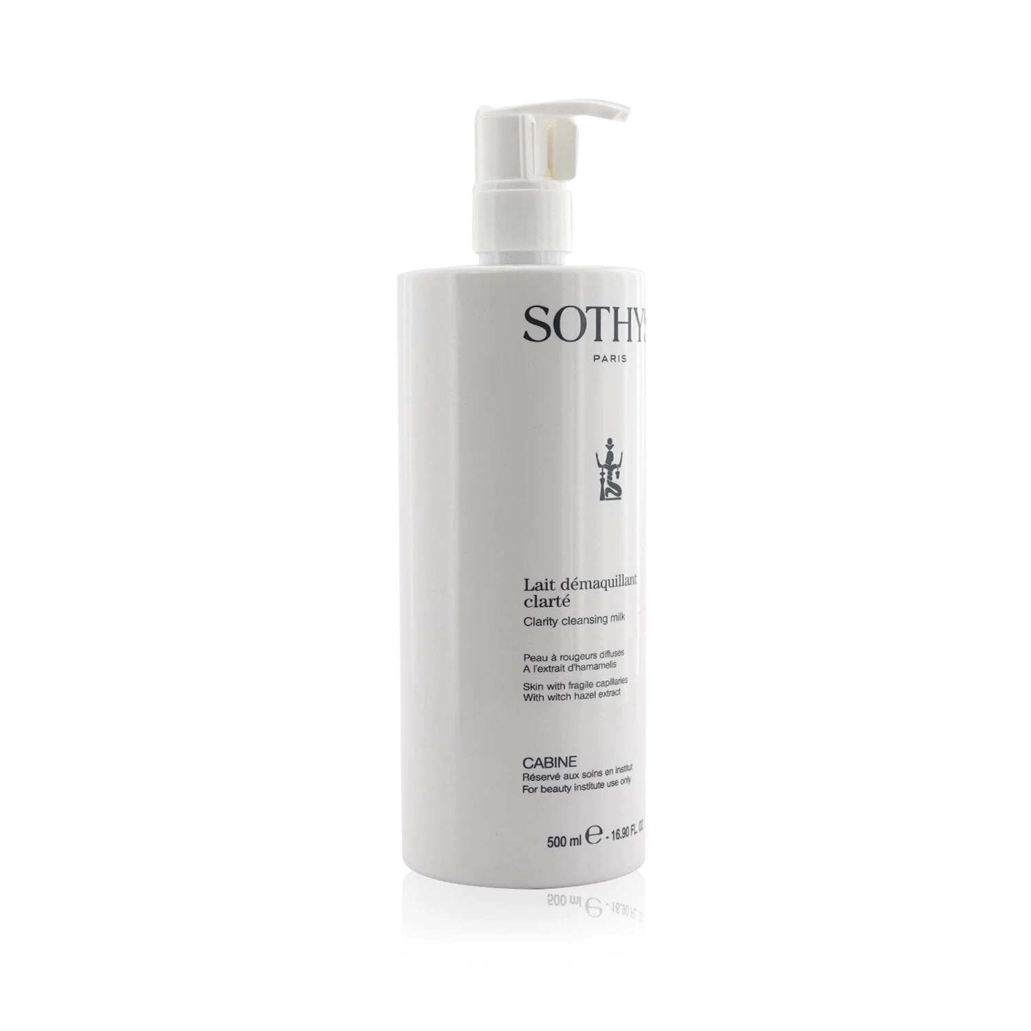 Sothys Clarity Cleansing Milk - For Skin With Fragile Capillaries , With Witch Hazel Extract (Salon Size) 500ml/16.9oz 2 Sothys Clarity Cleansing Milk - For Skin With Fragile Capillaries , With Witch Hazel Extract (Salon Size) 500ml/16.9oz - Image 2
