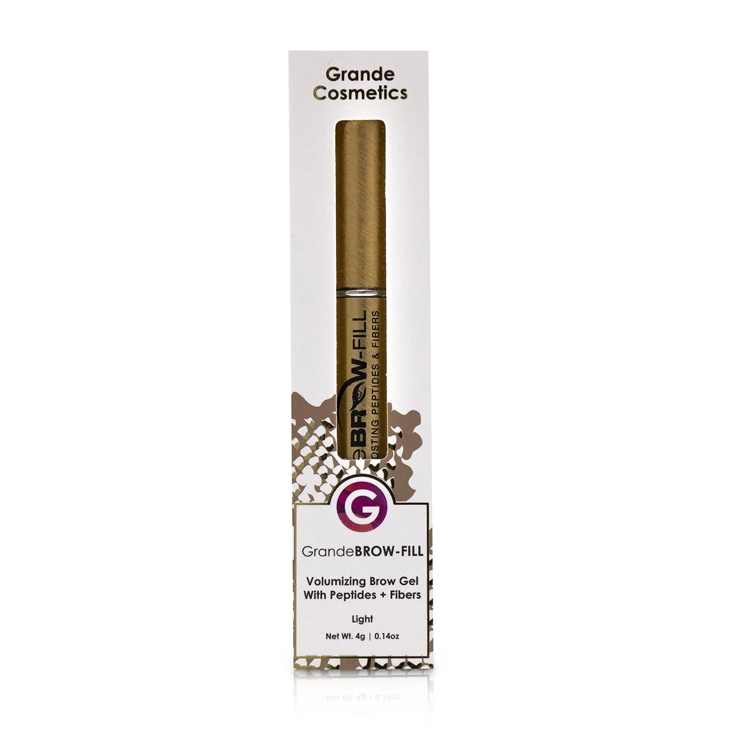 Grande Cosmetics (GrandeLash) GrandeBrow Fill Volumizing Brow Gel - # Medium 4g/0.14oz 5 Grande Cosmetics (GrandeLash) GrandeBrow Fill Volumizing Brow Gel - # Medium 4g/0.14oz - Image 5