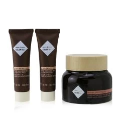 I Coloniali Empowered Beauty Remedies Travel Set With Bag: 1x Hydra Brightening - Long Lasting Moisture Cream SPF 15 - 50ml/1.7oz + 2x Hydra Brightening - Pure Radiance Rich Cleansing Milk - 10ml/0.3oz + 1x Bag 3pcs+1bag