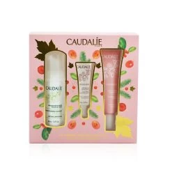 Caudalie My First Hydrating Essentials Set: Vinosource Sorbet 40ml+ Instant Foaming Cleanser 50ml+ Vinosource SOS Thirst Serum 10ml 3pcs