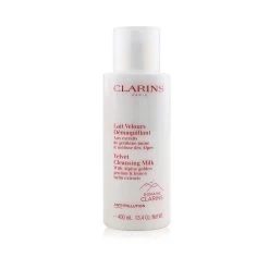Clarins Velvet Cleansing Milk With Alpine Golden Gentian & Lemon Balm Extracts 400ml/13.4oz