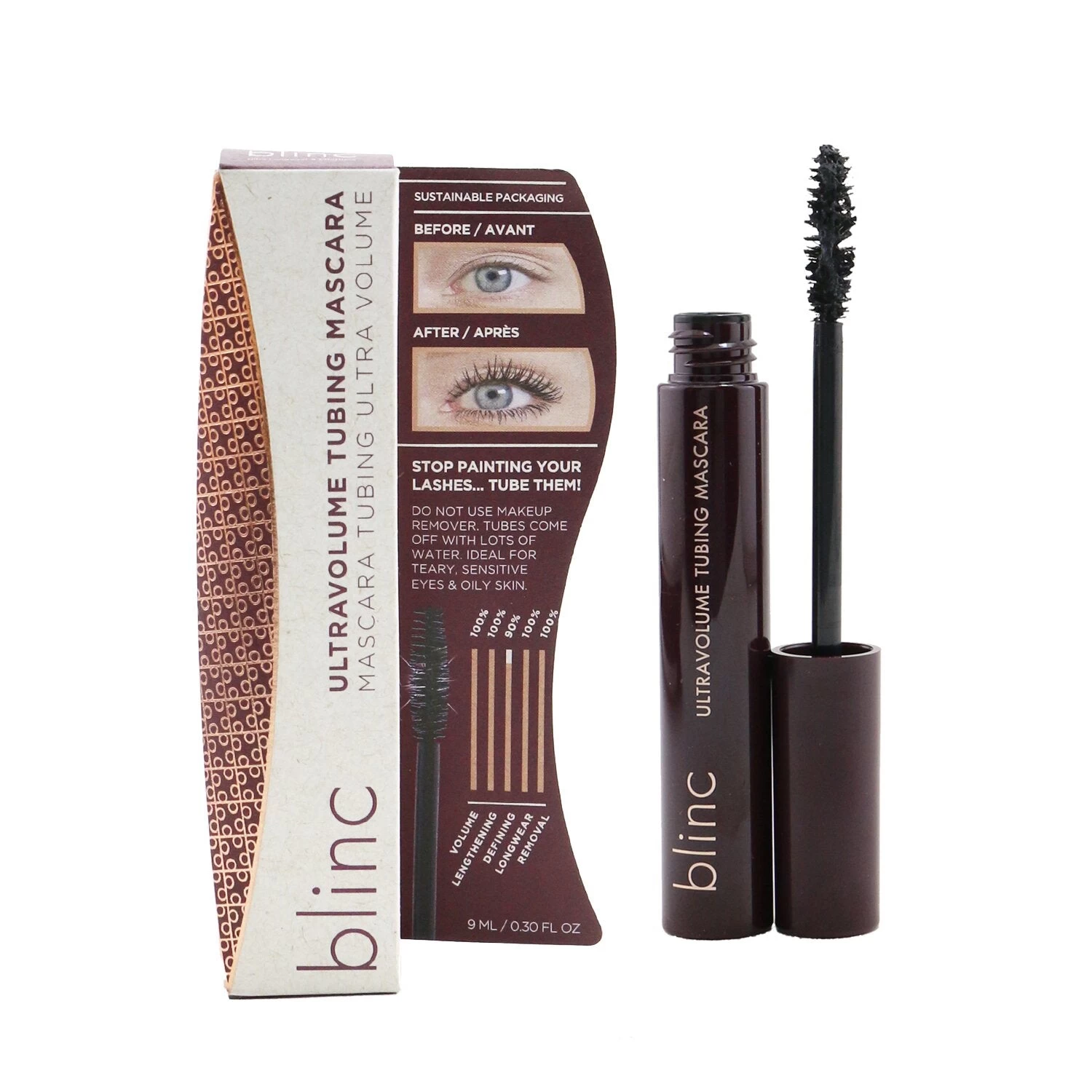 Blinc UltraVolume Tubing Mascara - Black 9ml/0.3oz 2 Blinc UltraVolume Tubing Mascara - Black 9ml/0.3oz - Image 2