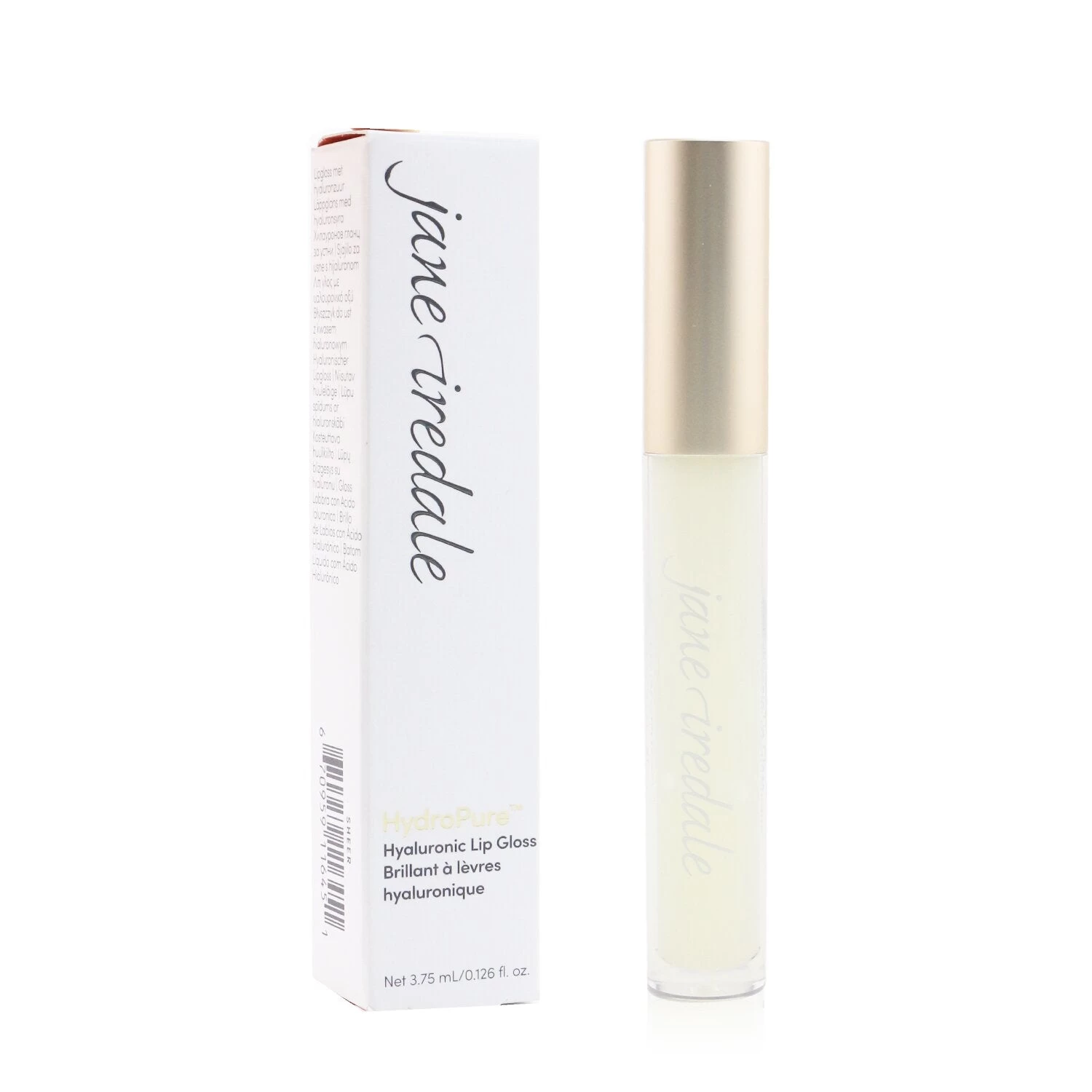 Jane Iredale HydroPure Hyaluronic Lip Gloss - Sheer 3.75ml/0.126oz 2 Jane Iredale HydroPure Hyaluronic Lip Gloss - Sheer 3.75ml/0.126oz - Image 2