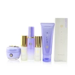 Tatcha CNY Limited Edition Set: The Essence 150ml + Dewy Cream 50ml + Rice Wash 120ml + Dewy Mist 40ml + Cleansing Oil 2x25ml 6pcs