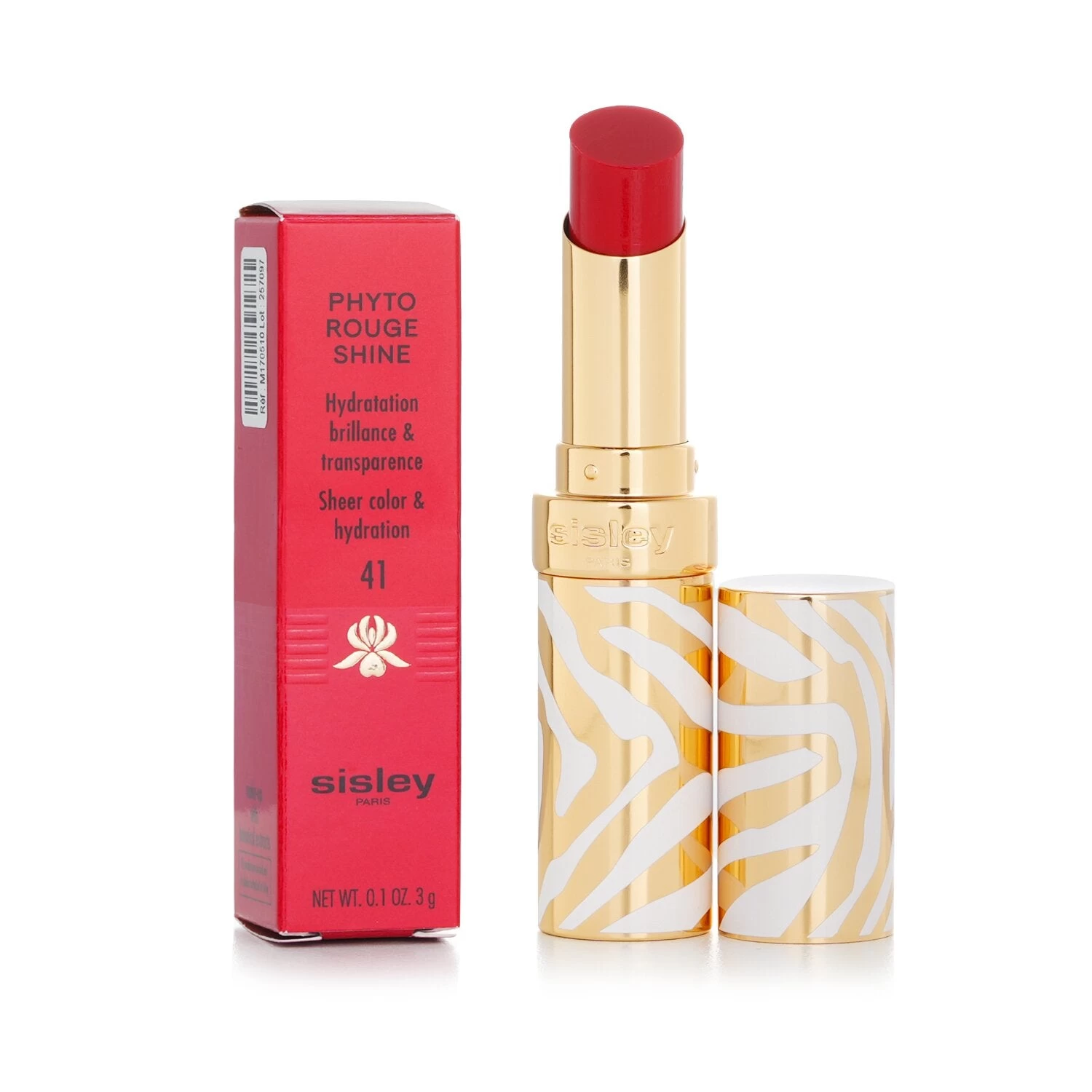Sisley Phyto Rouge Shine Lip Glosses - # 41 Sheer Red Love 3g/0.1oz 2 Sisley Phyto Rouge Shine Lip Glosses - # 41 Sheer Red Love 3g/0.1oz - Image 2