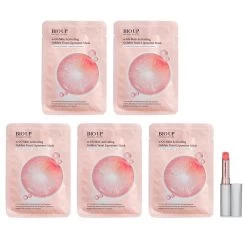 Natural Beauty Natural Beauty BIO UP A-GG Skin Mask + Jane Iredale Just Kissed Lip & Cheek Stain-Forever Pink 2pcs