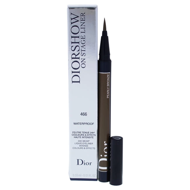 Christian Dior Diorshow On Stage Liquid Eyeliner Waterproof - 466 Pearly Bronze By Christian Dior For Women - 0.01 Oz Eyeliner 1 Christian Dior Diorshow On Stage Liquid Eyeliner Waterproof - 466 Pearly Bronze By Christian Dior For Women - 0.01 Oz Eyeliner