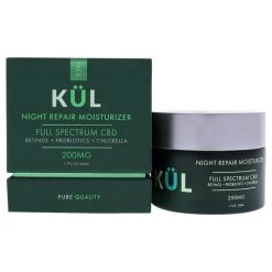 Kul CBD Night Repair Moisturizer Full Spectrum 200mg CBD By Kul CBD For Unisex - 1.7 Oz Moisturizer
