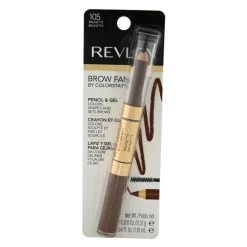 Revlon Brow Fantasy Pencil And Gel #105 Brunette By Revlon For Unisex - 0.04 Oz Eyebrow Pencil